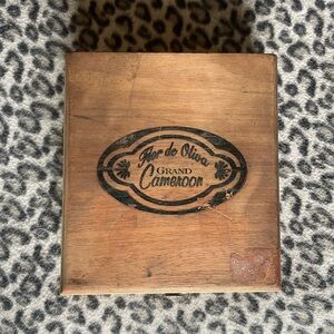 Vintage Wooden Cigar Box